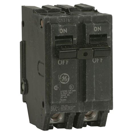 Ge Q Line 60 Amp 2 In Double Pole Circuit Breaker Thql2160 The Home