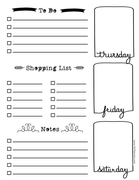 Bullet Journal Template Printable Free Printable Templates