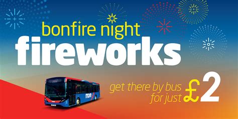 Travel With Us To This Years Bonfire Night Fireworks Morebus