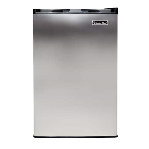 Magic Chef Cu Ft Manual Defrost Upright Freezer In Stainless