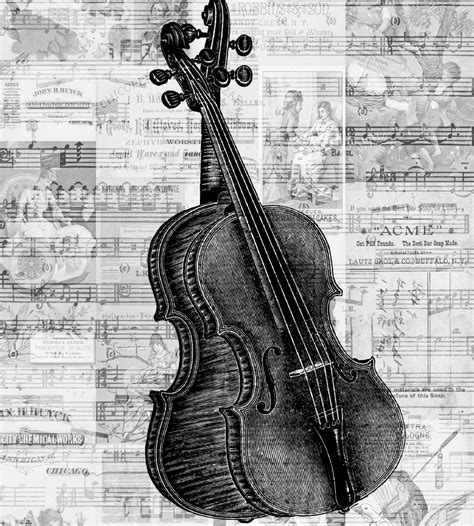 Vintage Violin Illustration Free Stock Photo Public Domain Pictures