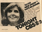 TV Guide Ad: Kate McShane - Television Obscurities