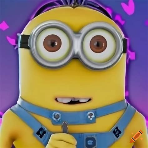 Fortnite Youtube Thumbnail Featuring A Minion Character