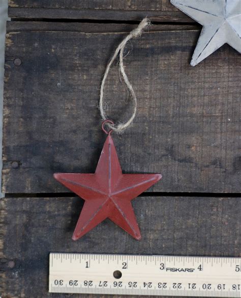 Americana 3 Inch Star Ornaments Set Of 3 The Weed Patch