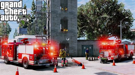 Gta 5 Firefighter Mod 48firefighting Training At The Paleto Bay Fire
