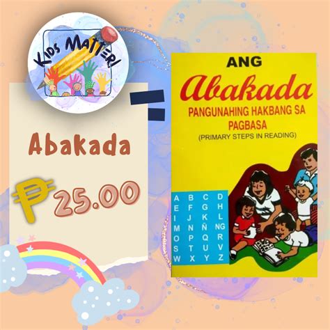 Abakada Pangunahing Hakbang Sa Pagbasa Shopee Philippines
