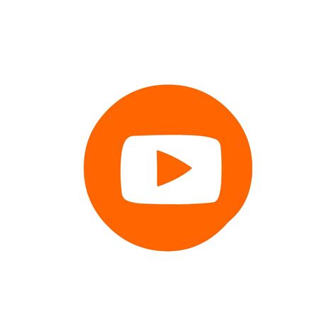 Youtube Orange Circle Logo Vector Ai Png Svg Eps Free Download