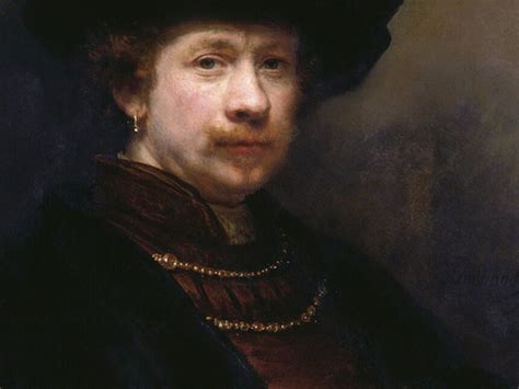 Rembrandt Van Rijn Self Portrait In A Flat Cap 1642 Courtesy Of