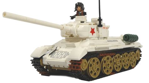 Sluban M38 B0978 T3485 Soviet Medium Tank T 34 85 Tank For Lego Fans