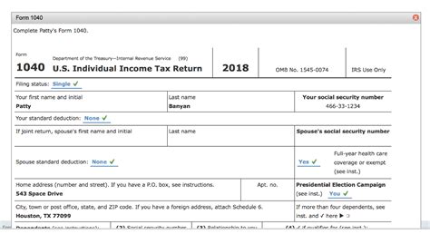 Form 1040 Pdf Internal Revenue Service