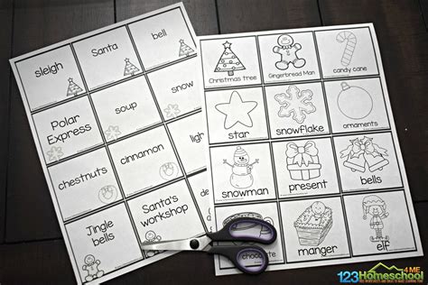 🎄 Christmas Pictionary For Families With Free Printable Words