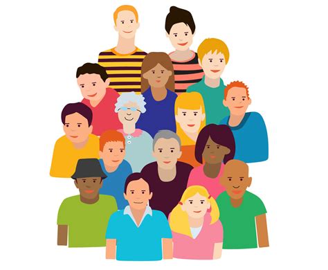 Group Of People Vector Vector Art & Graphics | freevector.com