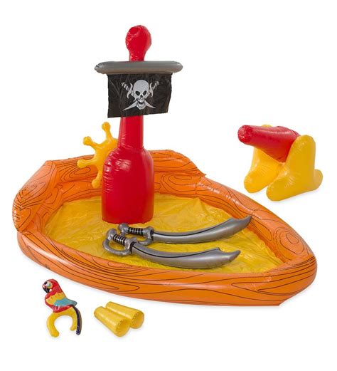 Inflatable Pirate Ship Water Play Center Water And Pool Toys Water
