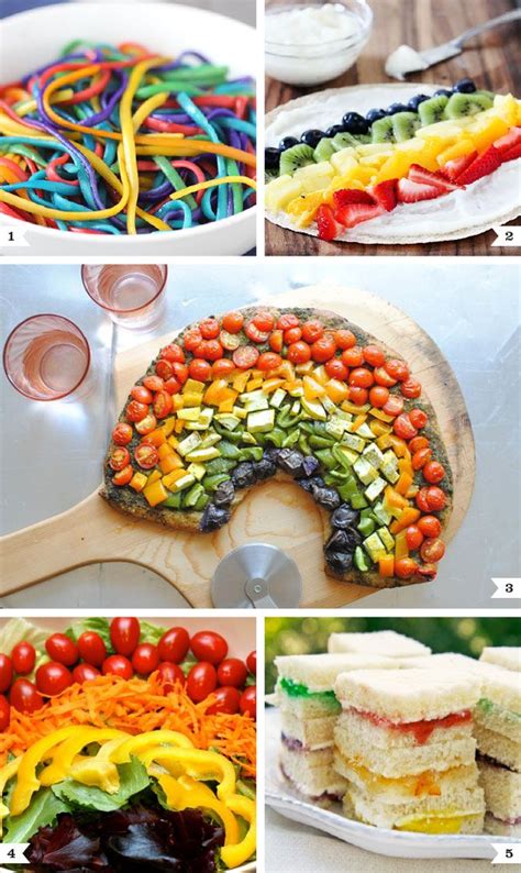 Savory Rainbow Recipes Chickabug Rainbow Party Food Rainbow Food
