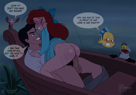 post 2829128 ariel fikomi flounder prince eric sebastian the little mermaid