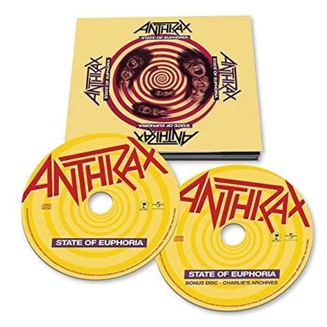 Anthrax State Of Euphoria 2 Cd 30th Anniversary Edition Zia Records