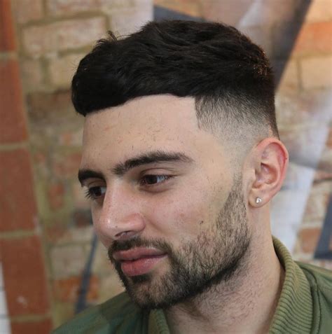 This brushed up crew cut haircut is great on hair of very coarse texture or hair that is extremely thick. Haircuts for Men with Thick Hair