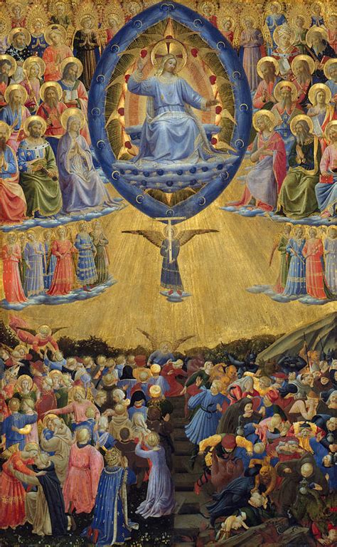 The Last Judgement Central Panel Painting By Fra Angelico Pixels Merch