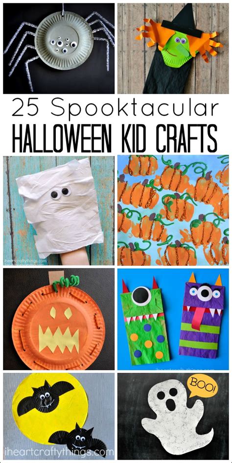 Many of these crafts are perfect as halloween party crafts, too. 25 Spooktacular Halloween Kid Crafts