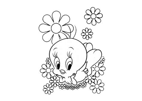 Baby Tweety Coloring Pages Coloring Pages