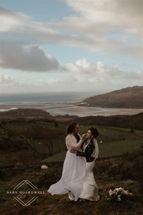 Romantic Lesbian Elopement Wedding Babs Boardwell Photography