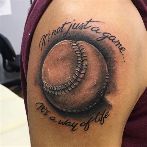 45 Sporty Baseball Tattoo Designs For The Love Of The Game Baseball