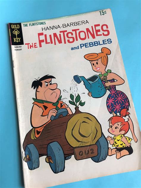 Vintage 1968 The Flintstones And Pebbles Gold Key Comic Book Etsy