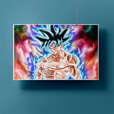 Ulta Instinct Goku Anime Poster Weeboholic