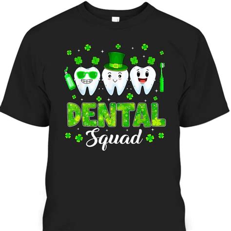 Cute Tooth Leprechaun Hat Dental Squad St Patricks Day Cute Tooth