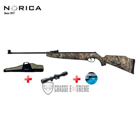 Pack NORICA Carabine Dragon Camo Cal 4 5mm Lunette 4x32 Colliers