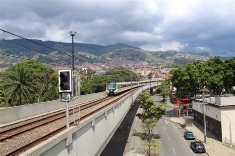 Metro System In Medellin Colombia Stock Photo Image Of Metro