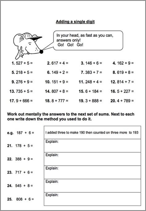 printable set of worksheets for 4 year olds math