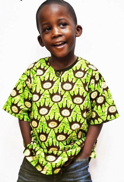 Baby Boy Pose With Ankara Top Dezango Fashion Zone Kitenge