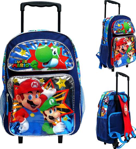 Kids Backpacks Luggage And Travel Gear Super Mario And Friends Roller