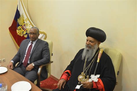 Head Of Ethiopian Orthodox Tewahedo Church Arrives In Moscow