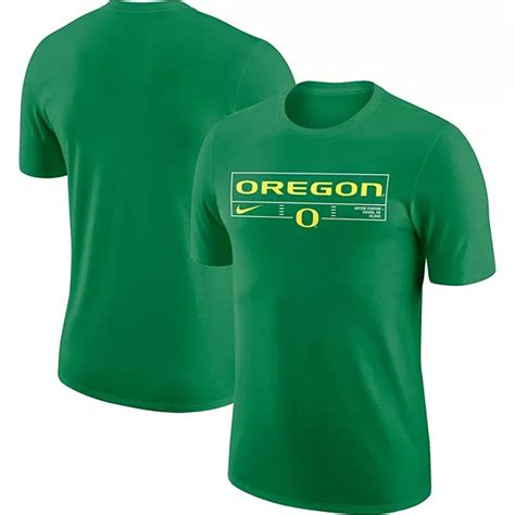 Mens Nike Green Oregon Ducks Wordmark Stadium T Shirt