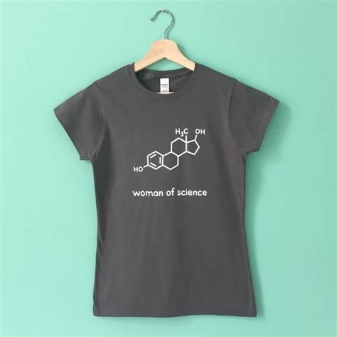 Chemistry Woman Of Science T Shirt Molecule Tee Shirt Etsy Science