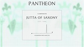 Jutta of Saxony Biography - Queen consort of Denmark | Pantheon