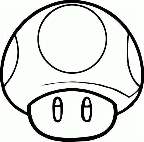 Toad Coloring Pages From Super Mario Coloring Home
