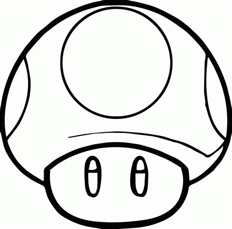 Super Mario Mushroom ColoringPages | Wecoloringpage - Coloring Home