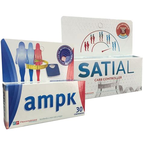 Qué es satial food, cómo funciona, sus virtudes y desventajas del quemador de grasa o calorías. Combo ampk x 30 + satial carb controller x 30 - Farmacia ...