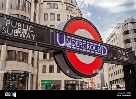 London Jul 2 2015 Underground Tube Station In London The London