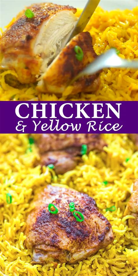 Chicken And Yellow Rice Skilletby Lets Cooking Click To See Full