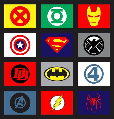While the fantastic four's roster has changed and. Marvel heroes Logos