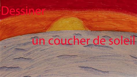 Apprenons à dessiner le soleil avec un sourire et des yeux. Design & Action - Dessiner un coucher de soleil - YouTube