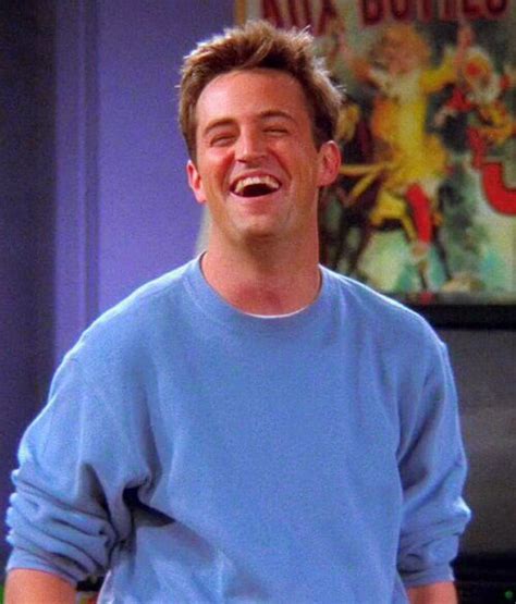 Chandler muriel bing is a fictional character from the nbc sitcom friends, portrayed by actor matthew perry. Chandler Bing | Joey friends, Friends moments, Friends cast