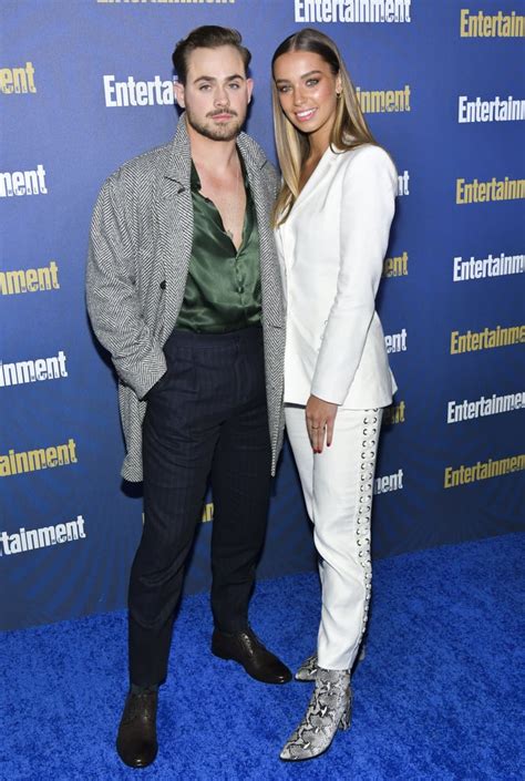 Dacre Montgomery And Liv Pollock At EW S SAG Awards Preparty Celebrities At Entertainment