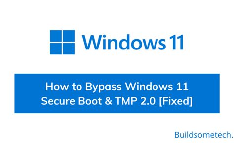 How To Safely Bypass The Tpm 2 0 Cpuram Secure Boot Requirement In