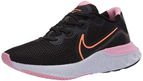 Nike Womens Renew Run Running Shoes Blackpinkorange Numeric9