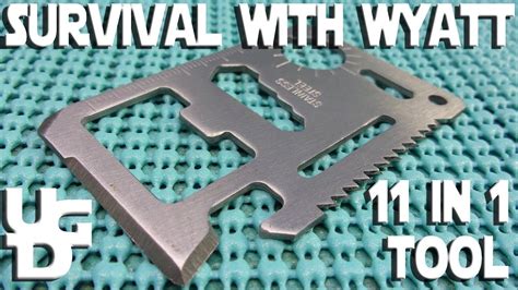 11 In 1 Multipurpose Pocket Survival Tool Review With The Wyatt